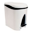 CUBO PEDAL SANITARIO 7L BLANCO