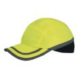 Gorra antigolpes color gris amarillo